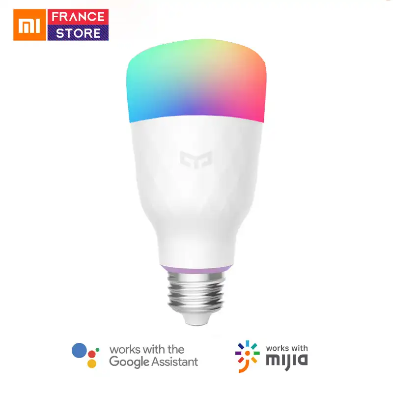 Оригинальная цветная умная Светодиодная лампа Xiaomi Yeelight новая версия E27 10 Вт 800