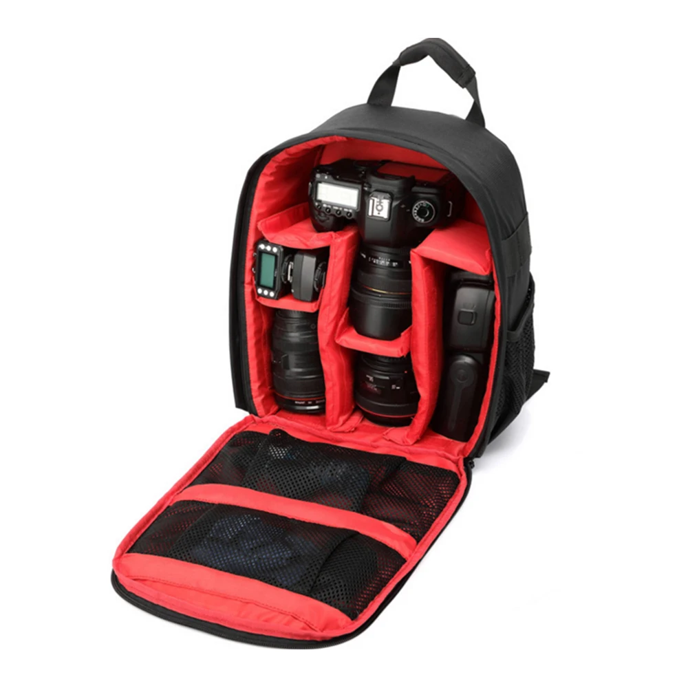

Camera Bag Waterproof DSLR Bag Camera Backpack 13 x 10.4 x 4.9 Inch Size for DSLR Cameras Mirrorless Cameras Lens Flashes Tripod