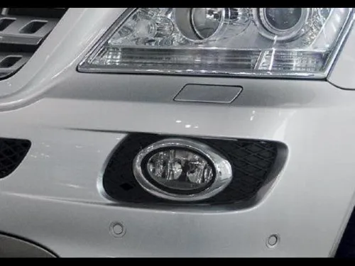 Хромированный Стайлинг для автомобиля хромированный передний противотуманный светильник(овальный тип) для Mercedes Benz W164 ML Class('06-'08