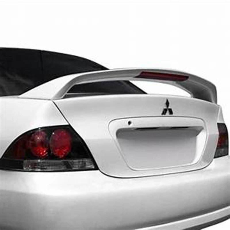 Для mitsubishi Lancer спойлер 2005 2009 Высокое качество абс материал заднее крыло