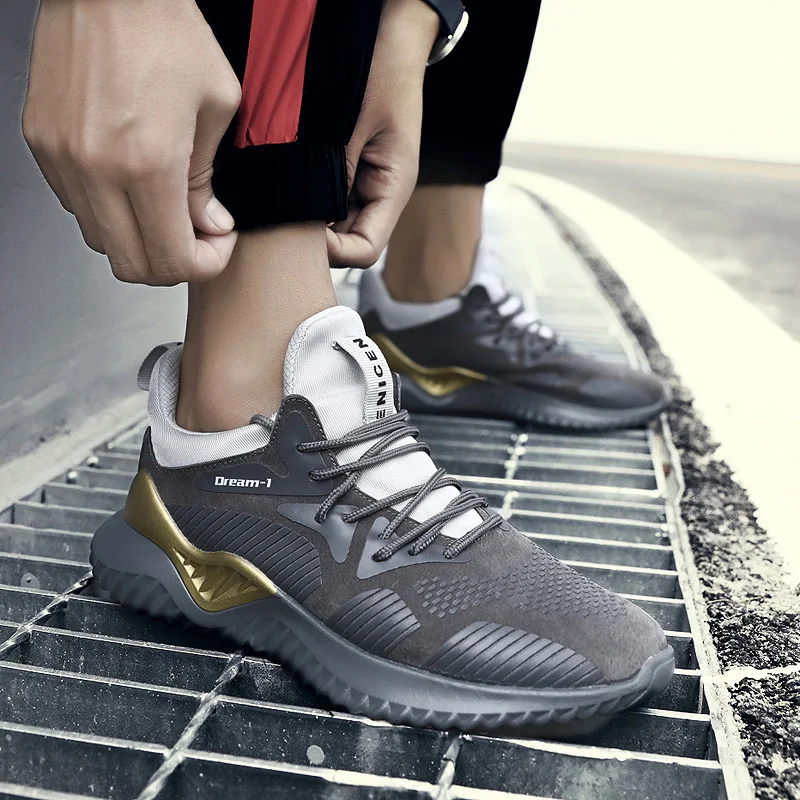 

2018 super light running shoes for men breathable outdoor sports training shoes mesh walking sneakers male athletic plus size