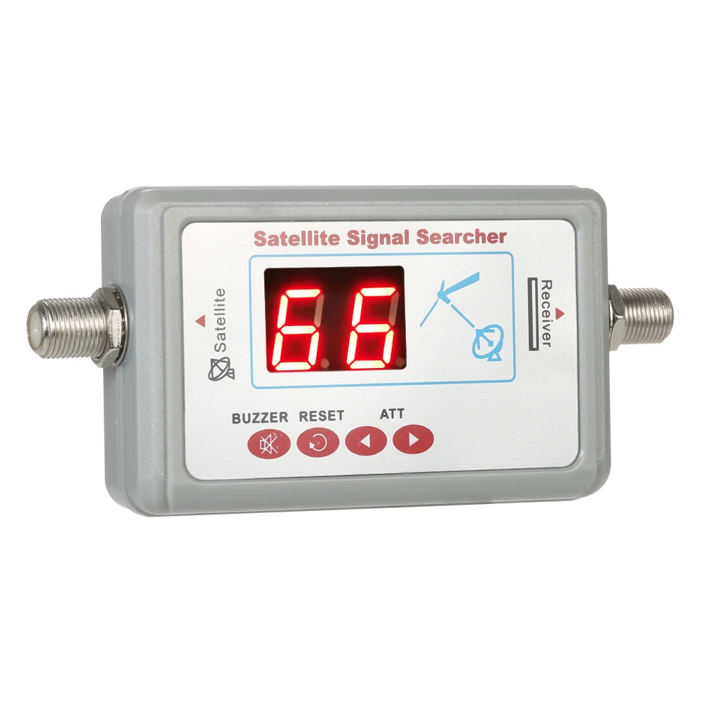 

Portable Size Digital Satellite Finder 95DL Detector Meter Searcher Buzzer LCD Screen Display TV Signal Network Receiver Tool