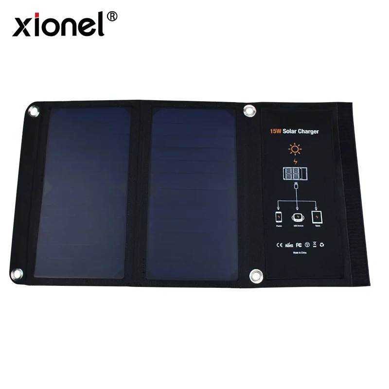 ПОРТАТИВНАЯ СОЛНЕЧНАЯ БАТАРЕЯ XIONEL S 15W|solar panel solar panel|solar phonebag |