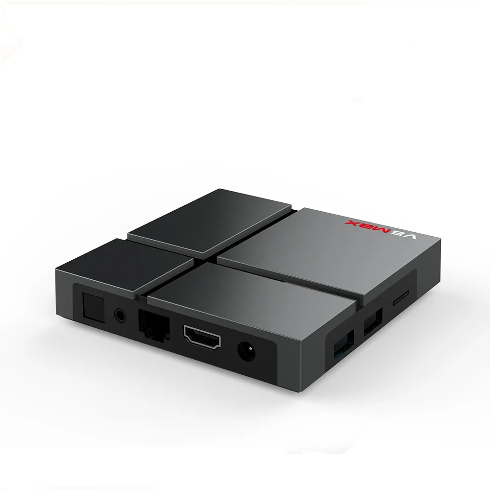 V8max Smart ТВ BOX Android 8 1 4G 32G V8 Max Box Amlogic S905X2 2 + 5G Wi Fi Media Player Поддержка 3D 4 K HD видео Декодер