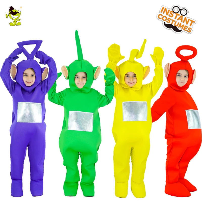 Koop 2018 Kids Teletubbies Kostuum Cartoon Mascotte Rollenspel Carnaval Party Teletubbies Jumpsuit Cosplay Teletubbies Kostuums