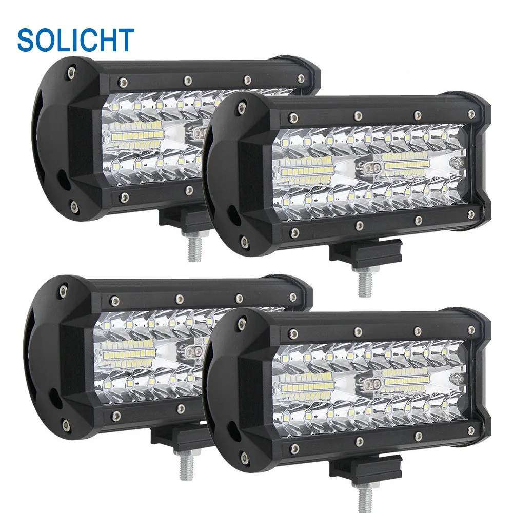 tri row led light bar