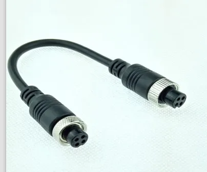 

40 PCS 2 meters M12 female to female extension cables with aviation connector for CCTV System, AVIATION-2M