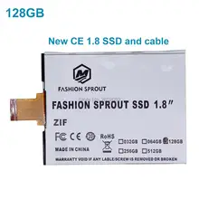 Dla ipod classic VIDEO 128GB SSD nowy 1.8 calowy dysk półprzewodnikowy ce/zif wymień MK1634GAL MK1231GAL HS12YHA MK8022GAA