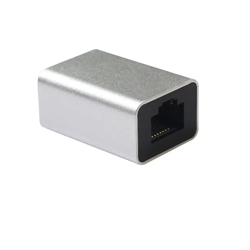 

Aluminum Alloy Cat6 Rj45 8P8C Network Jack In-Line Coupler Female To Female Female Coupler Lan Cable Patch Cord Extender