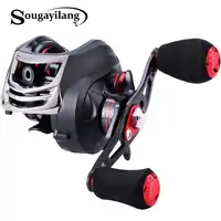Sougayilang 11+1BB Gear Ratio 6.3:1 Bait Casting Fishing Reel Baitcasting Reel Left/Right Hand Lure Fishing Reel