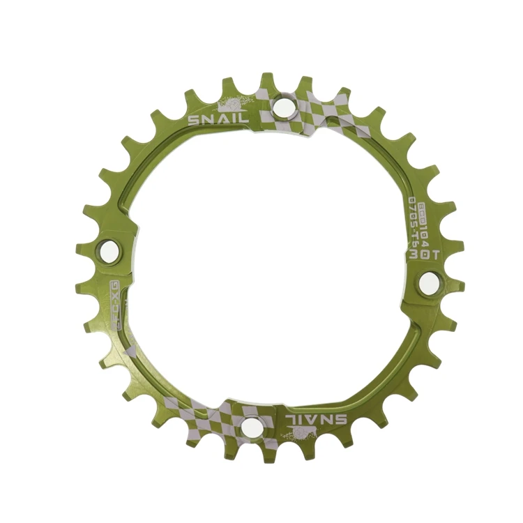 SNAIL Chainring 104 BCD 30T Круглый MTB горный велосипед цепь колеса Сверхлегкий зуб пластина 104bcd