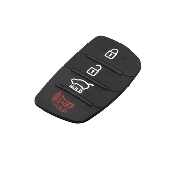 

Replacement 4 Button Rubber Silica Gel Key Button Pad For HYUNDAI ix45 Santa Fe 2013-2014 Car Remote Key Cover Shell Case