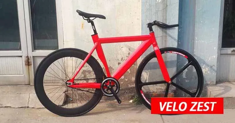 Excellent Fixed Gear Bike 54cm single speed bike Smooth Welding frame DIY color Aluminum alloy Customize Track Bicycle 700C wheel 5