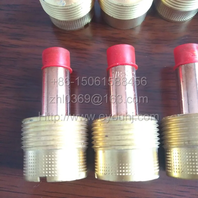 3pcs (995795)Gas Len 1/8" 3.2mm Large Collect Body For TIG SR PTA DB wp17/wp18/wp26 Torch