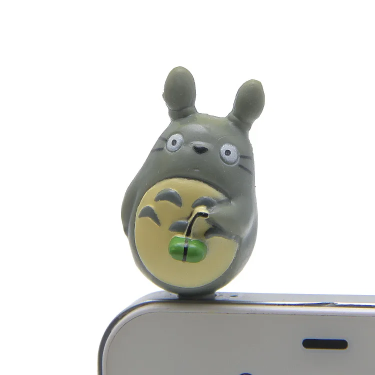 Милые 12 рисунков 3D Hayao Miyazaki Totoro мобильный телефон Earcap Пробка для наушников
