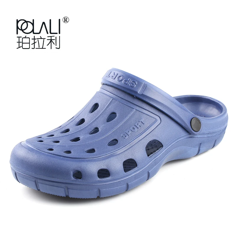 скидка POLALI летние мужские садовые сабо тапочки из ЭВА повседневные
модные сандалии мягкая подошва для мужчин s слегка тапочки Mule Clog
Большие размер... Отзывы