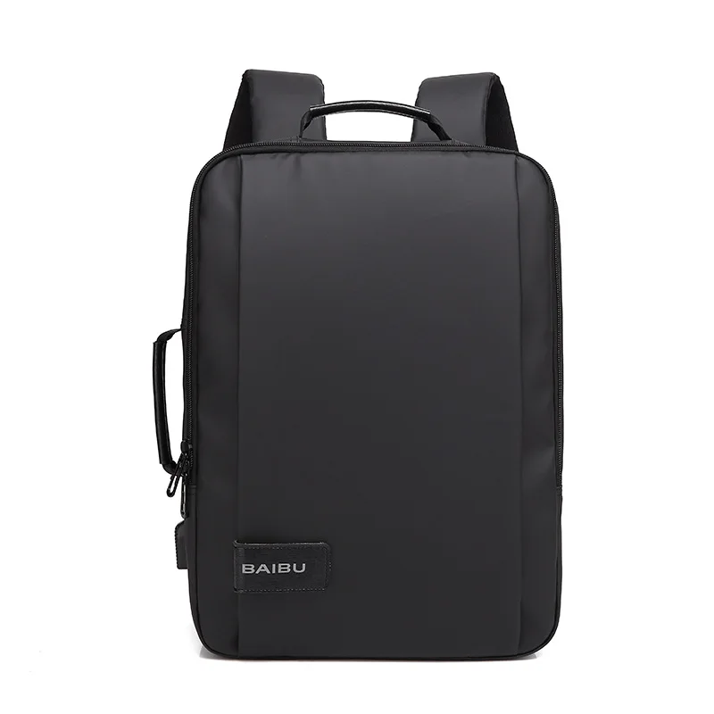 

Multifunctional Computer Bag USB Charging Backpack High-capacity Laptop Luxury Anti-theft Bag Teenager Design Solid color Bags