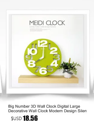 Микки Мыши акрил электронный Большой декоративные настенные часы современный Дизайн Кухня часы silent 3D цифровой настенные часы Home Decor