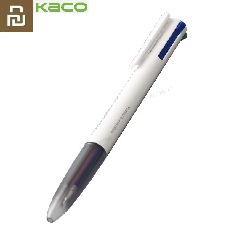 

New Xiaomi Mijia KACO 4in1 Multifunctional Pens 0.5mm Black/Blue/Red/Green Refill Gel Pen Pencil ink Office School