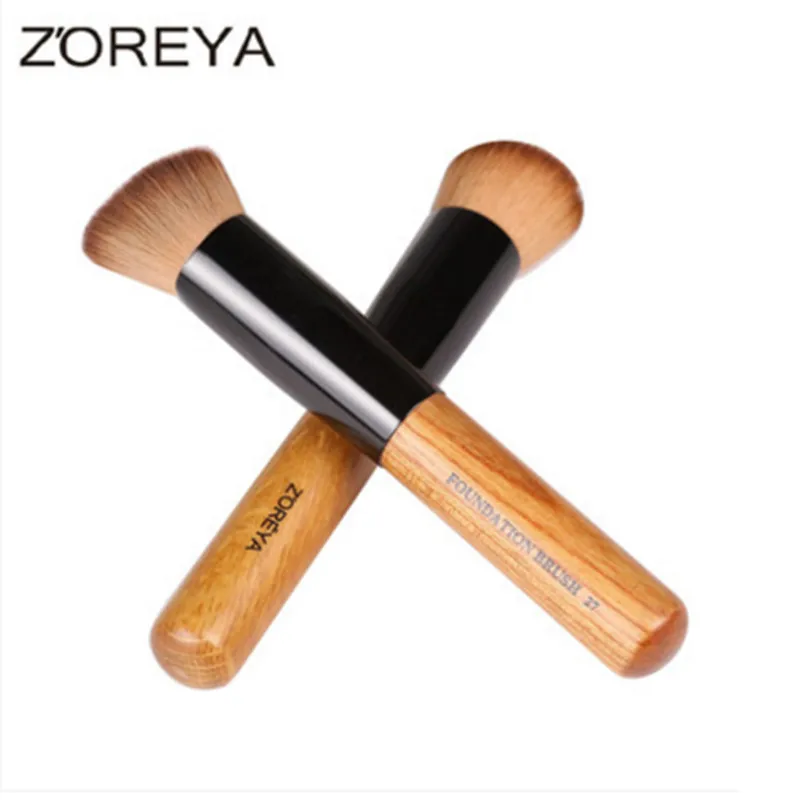 Бренд ZOREYA, косая кисть для основы, деревянная ручка, инструмент для макияжа, многофункциональные кисти для масок