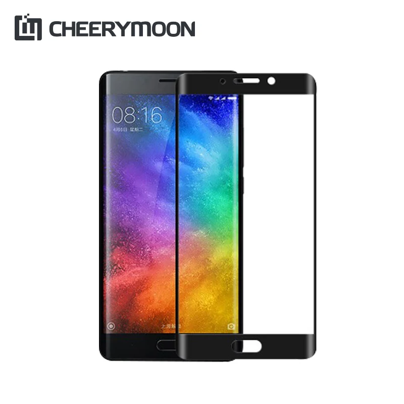 CHEERYMOON Full Coverage For Xiaomi Mi Note2 Xiaomi Note 2 9H Tempered Glass Screen Protector Protective Curved Round Edge Film