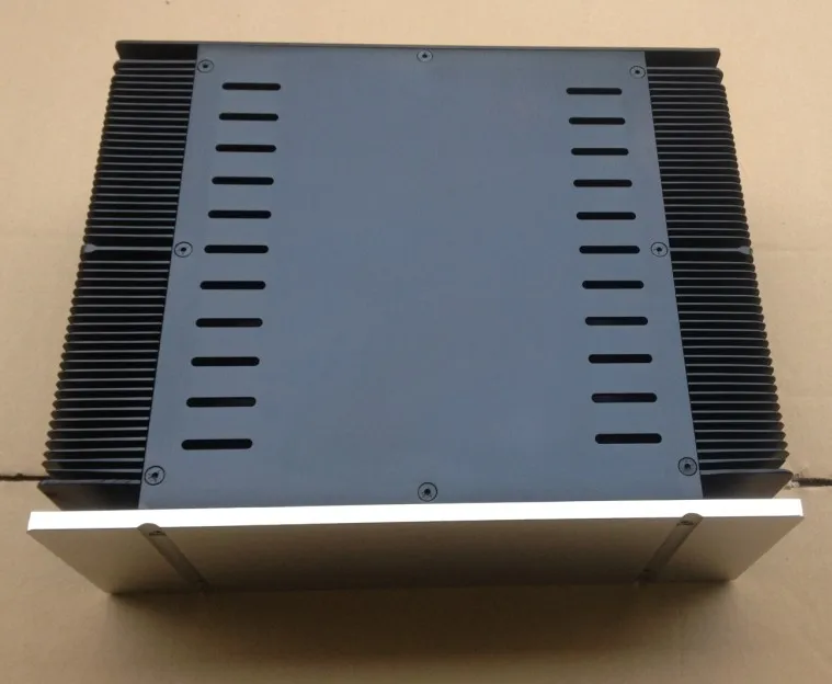 D-025 CNC все алюминиевые шасси чехол коробка шкаф для DIY аудио усилитель мощности 320*268*90 мм 320*268 мм* 90 мм