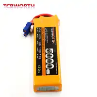 TCBWORTH RC Drone LiPo battery 7.4V 5000mAh 35C 2S For RC Airplane Quadrotor Helicopter AKKU Car Truck Power batteries Lipo