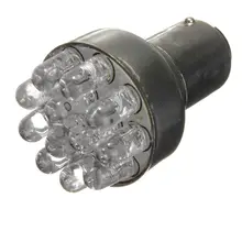 2x T25 1157 BAY15D 380 RED 12 LED SMD Car Parar Brake Cauda lâmpada Luz Bulb 12VDC