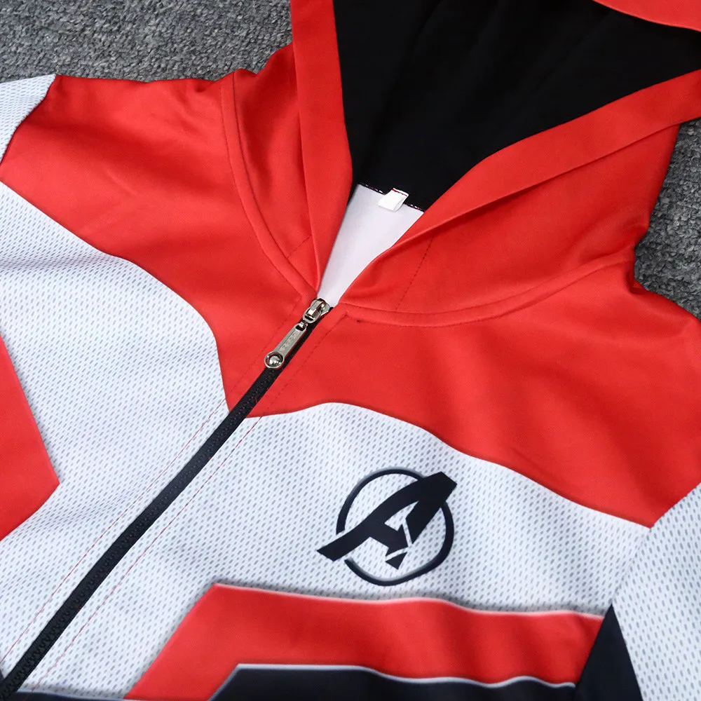 Original Version The Avengers Endgame Quantum Realm Jacket Advanced Tech Hoodie 2019 New Superhero Iron Man Hoodies Suit Casual