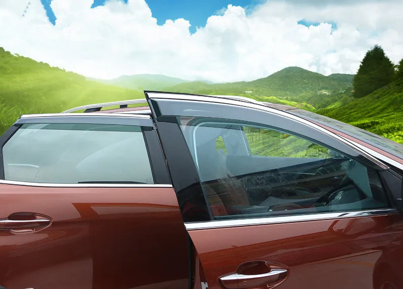 Окно автомобиля солнцезащитный козырек защита от дождя окно дождь брови дождевик внешняя модификация для peugeot 5008