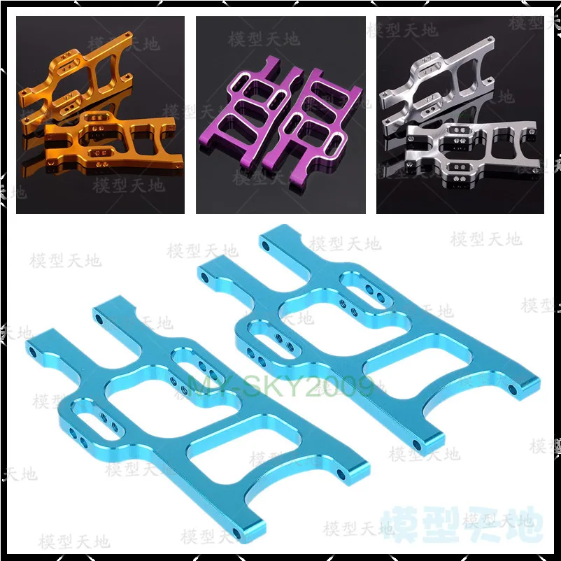 

2pcs HSP 108019 Aluminum Aolly Metal Front Lower Suspension Arm 08005 1/10 Upgrade Parts For 94108 94111