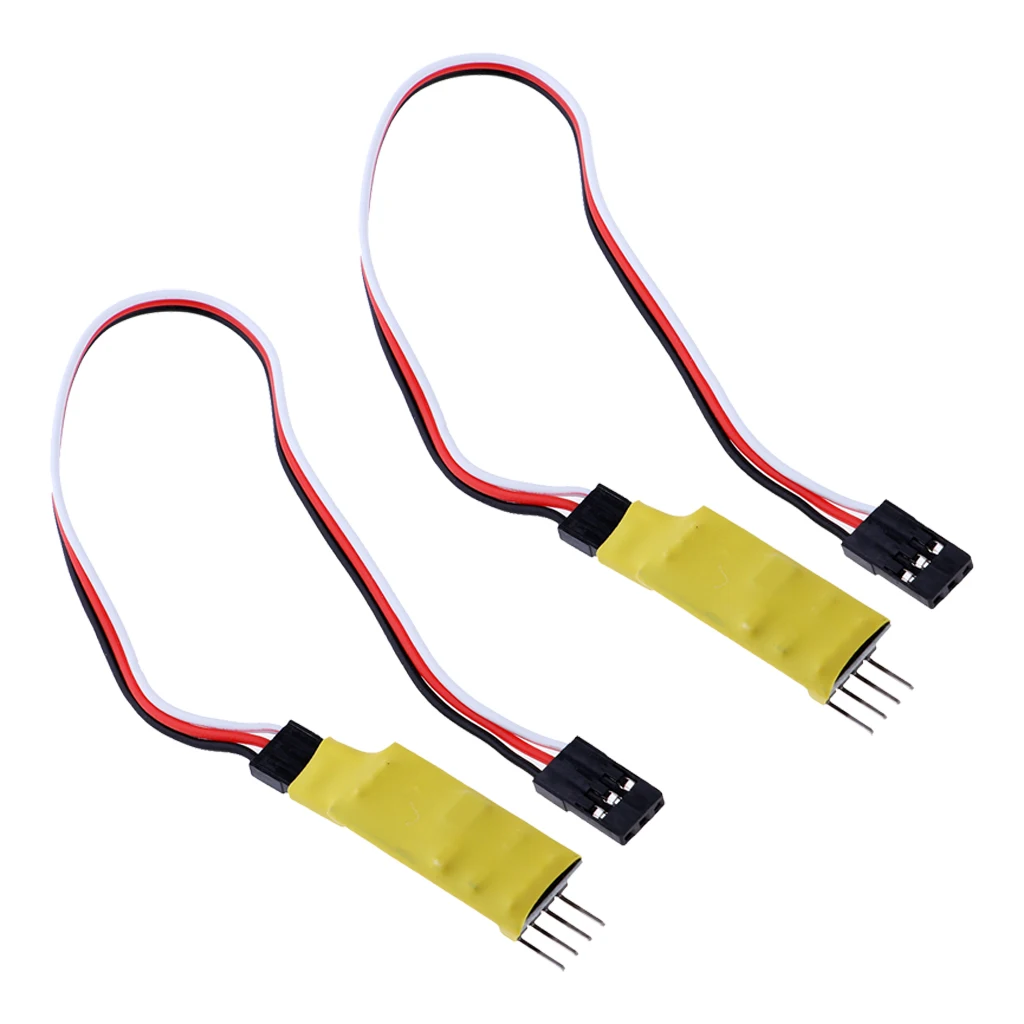 2pcs Two Channels LED Lamp Light Control Switch for Traxxas TRX4  -4 RC Crawler