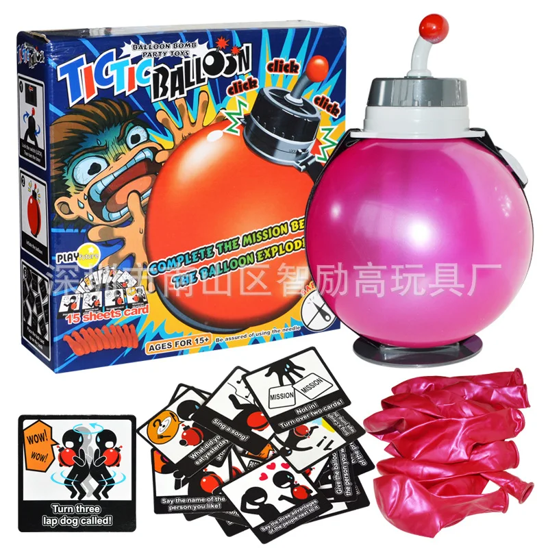 Доска Семейная Игра захватывающая игра Банг игра «blast Box» воздушный шар Explosion Tricky Toys забавные друзья розыгрыши вечерние игрушки детские подарки