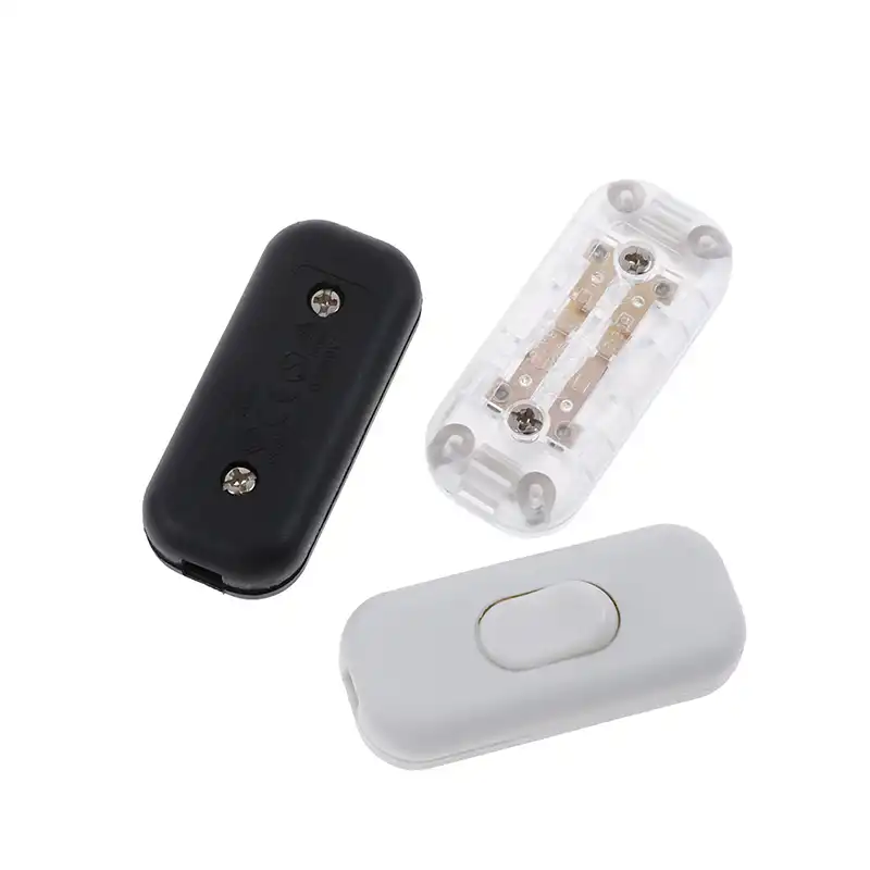 3 colores calientes ac 0 v 250 v 6a interruptor para lampara de noche en linea on off lampara de mesa escritorio cable interruptor 302 2