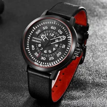 PAGANI Design watch men top brand luxury leather strap new dials design rotation calendar watch Quartz watch relogio masculino pagani design luxury brand watches men waterproof silicone strap fashion quartz simple watch chinese dragon calendar relogio new