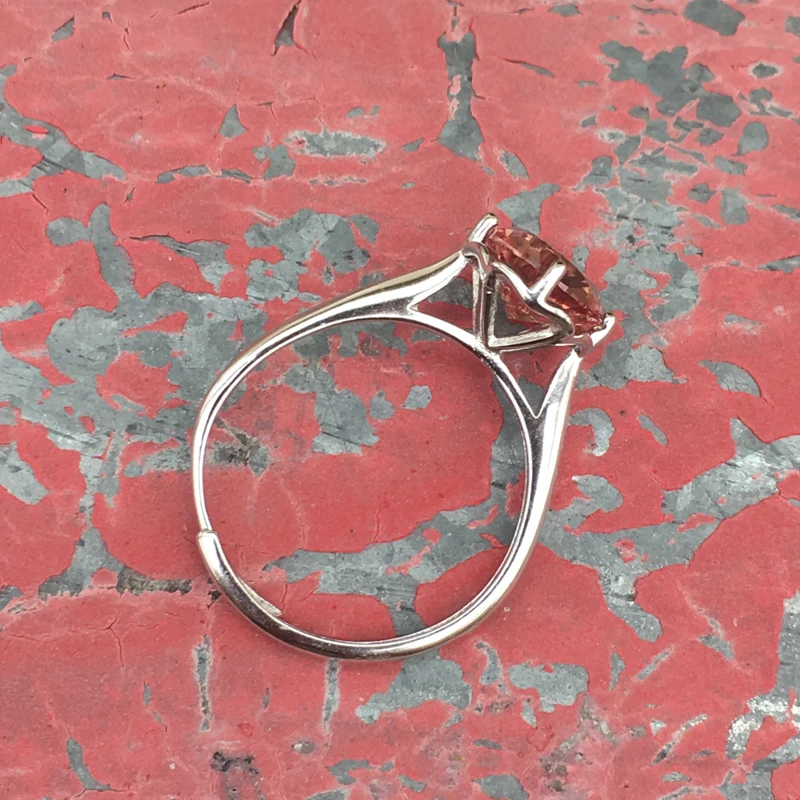 CSJ, классическое кольцо из зултанита, Стерлинговое Серебро 925 пробы, сотворенное из сультанита, с изменением цвета, хорошее ювелирное изделие для женщин, вечерние, свадебные