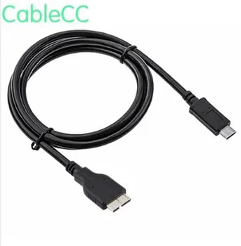 

USB-C USB 3.1 Type C Male Connector to Micro USB 10pin Male Data Cable for Apple Macbook & Laptop Black