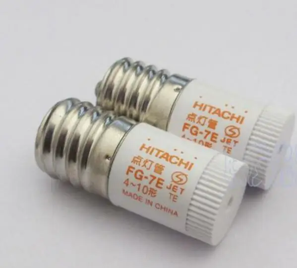 

2pcs HITACHI Starter FG-7E 4-10W, JET TE,E17 base,FG7E for fluoresent lamp tube