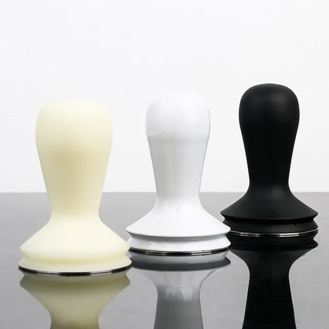 $US $12.71 58MM Frosted Handle Tamper Stainless Steel Base Detachable Base Powder Press Solid Hammer Coffee Ac