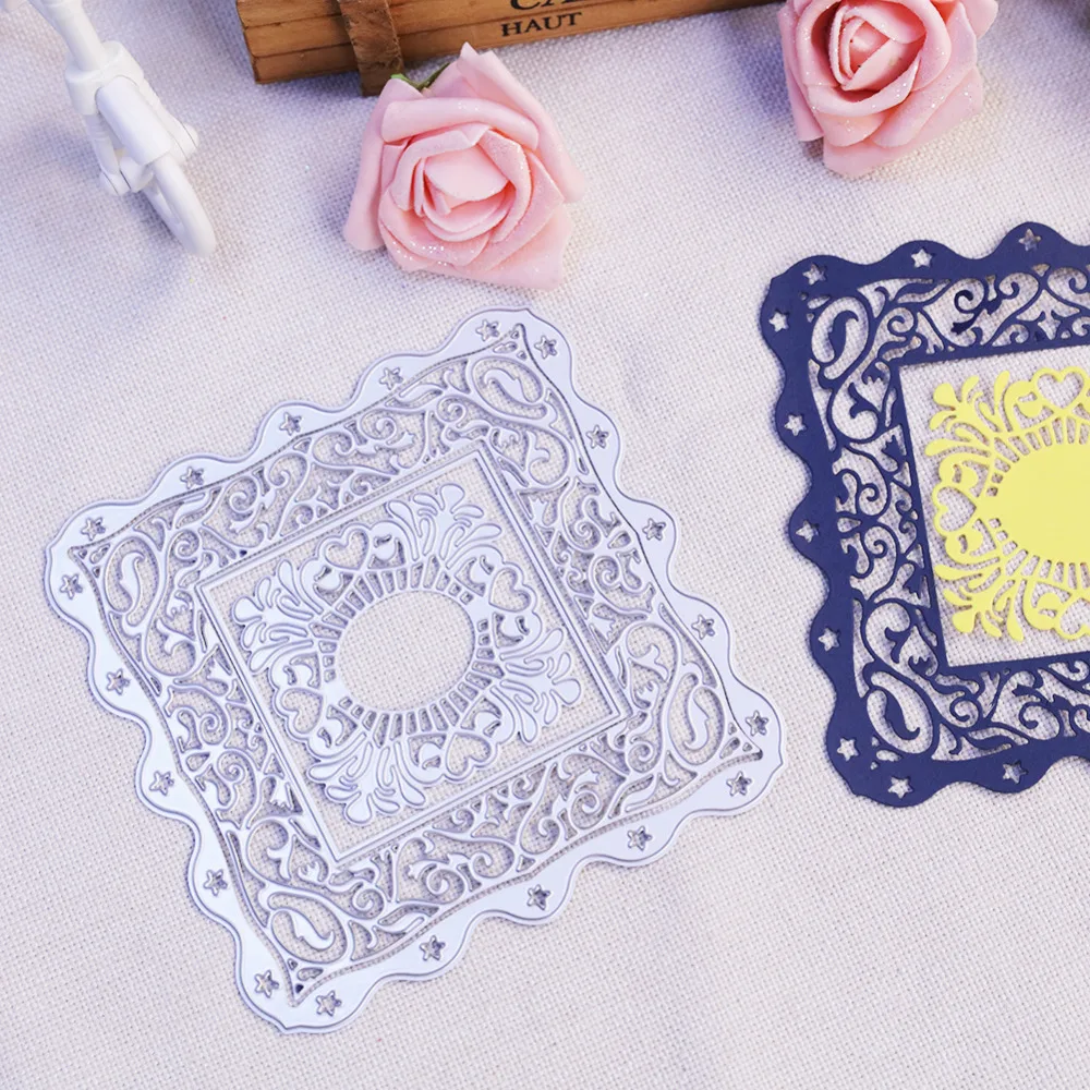 Frame Metal Dies Cutting for scrapbooking Die Cut Metal DIY gift card