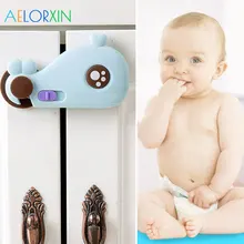 1 шт. милый замок для ящика с животными, защита от Кита, детская Защитная пробка, защита для новорожденных, защита от детей