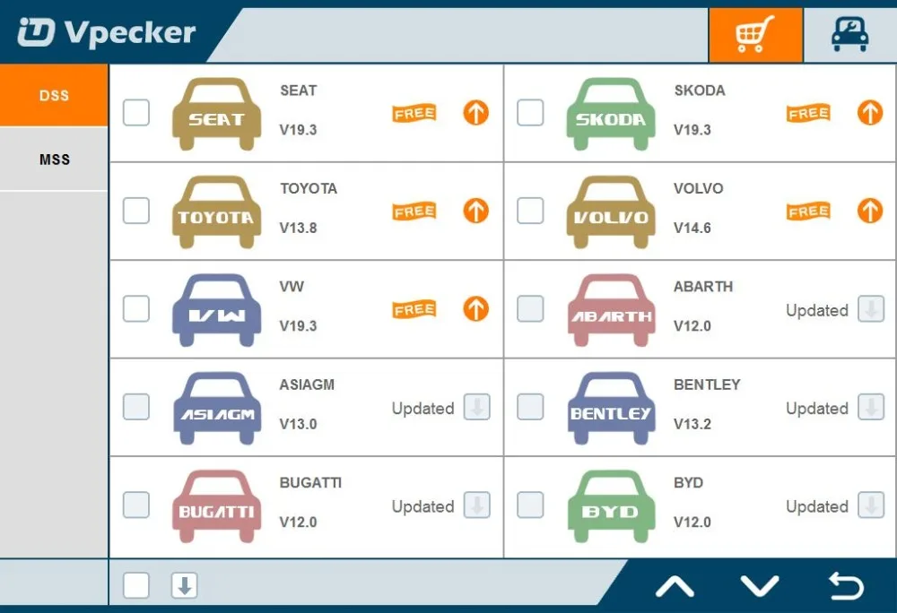 Новейший V11.1 Vpecker wifi OBD2 Авто адаптер автомобильного диагностического инструмента все системы Автомобильный сканер для всех автомобилей обновление бесплатно Vpecker