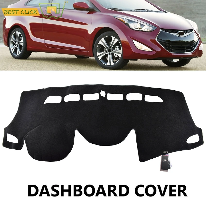 

Car Styling Dashboard Cover Dash Mat Pad Sun Shade Dashmat Cover Carpet For Hyundai i35 Elantra Avante MD 2011 2012 - 2015