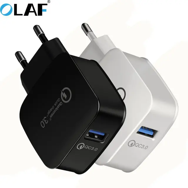 QC3.0 charger Quick charger 3.0 With Magnetic Cable Magnet Date EU fast charger 18W Fast USB