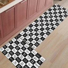 Скандинавские этнические геометрические 2 шт коврик на кухню под домашнюю миска для воды еды грязи мусора грязи Траппер ботинок механический скребок васхаб