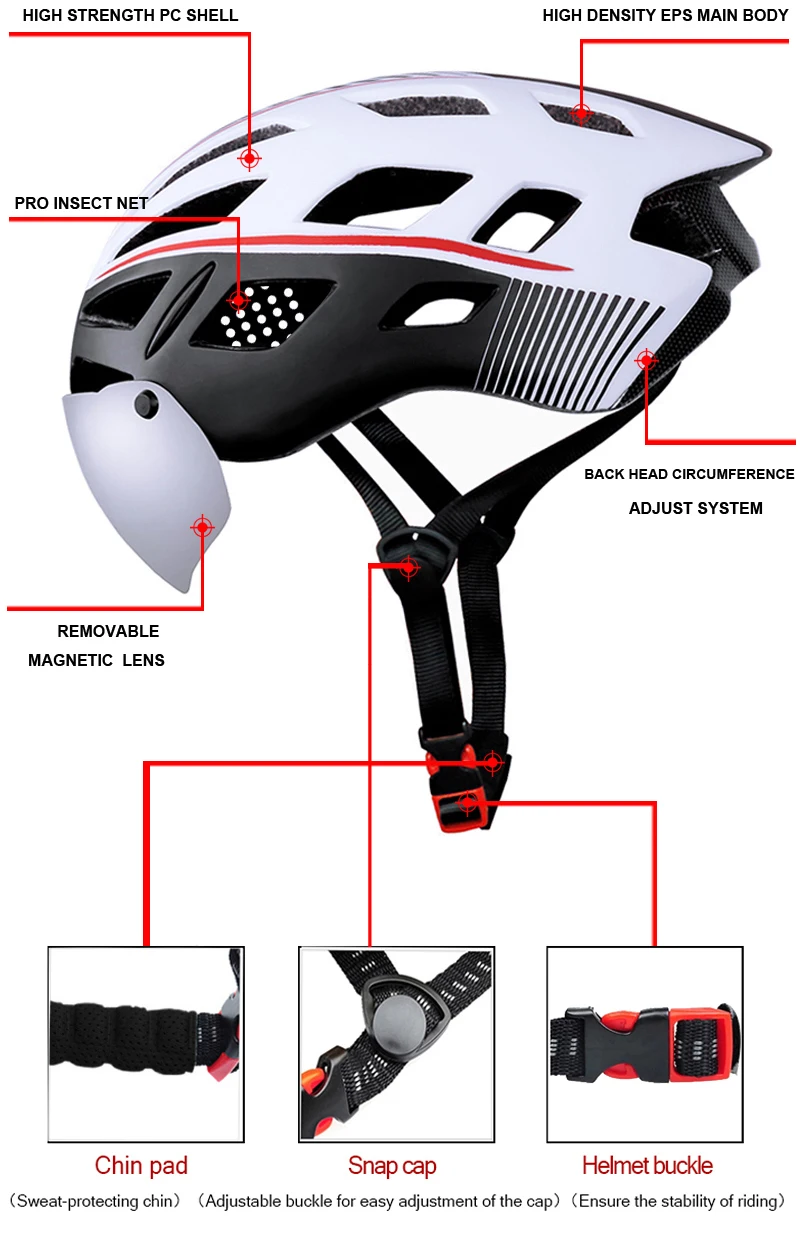 PHMAX велосипедный шлем EPS сетка от насекомых дорожный MTB велосипедный ветрозащитный 2 линзы цельный литой шлем велосипедный шлем Casco Ciclismo