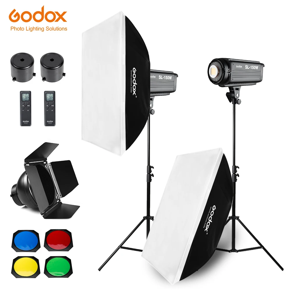 Godox SL 150W 2x 150W Studio LED Continuous Photo Video Light With