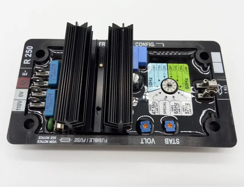 AVR R250 Automatic Voltage Regulator Voltage Controller Phase Regulator for Diesel Alternator Generator high quality