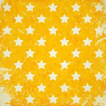 

Art fabric Photography Backdrop printed with yellow background and seamless Pentagram for studio newborn photo backdrops D-8762