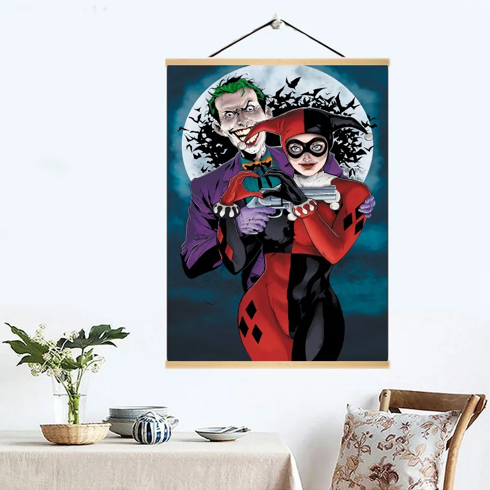 High Canvas Print Queer Sexy Harley Quinn Poster Modern Home Decorative